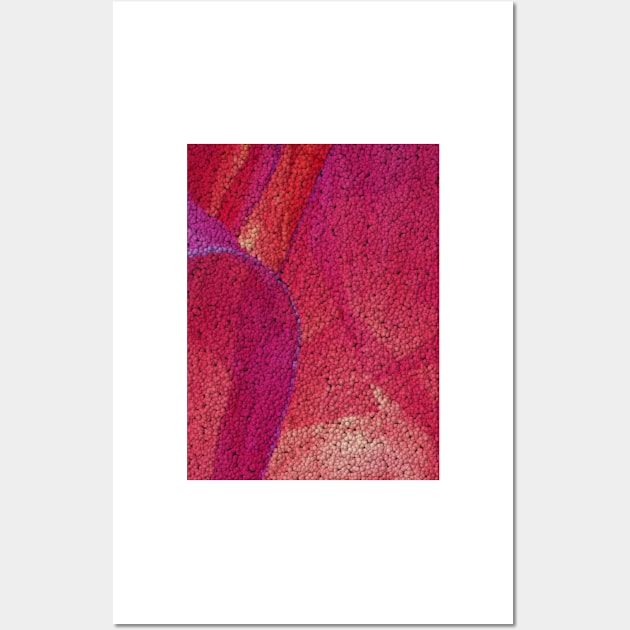 abstract contemporary design in many shades  of pink and purple Wall Art by mister-john